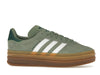 adidas Gazelle Bold Silver Green Gum (Womens) - Silver Green/Cloud White/Collegiate Green - ID6998 - 01