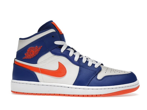 Air Jordan 1 Mid Knicks - Game Royal/Rush Orange-Phantom-White - FD1029-400 - 01