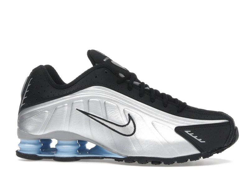 Nike Shox R4 Metallic Silver Black Psychic Blue - Metallic Silver/Black/Psychic Blue/Metallic Silver - HQ1988-004 - 01