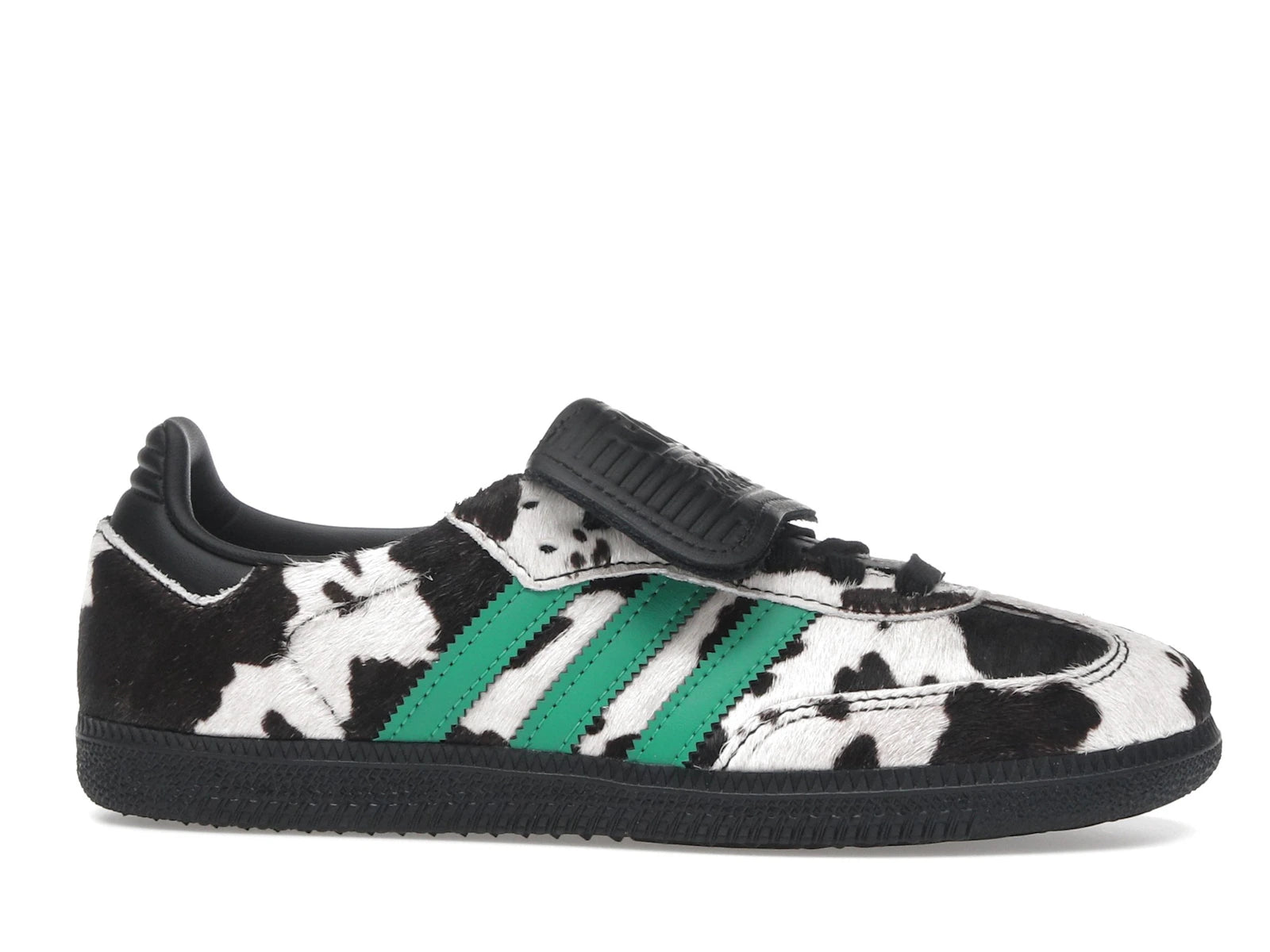 Adidas Samba Lt Cow Print Black White - Black/White/Collegiate Green - JS3930 - 01