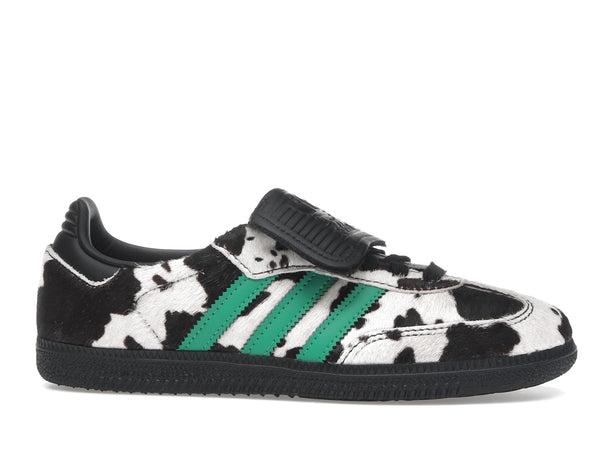 Adidas Samba Lt Cow Print Black White - Black/White/Collegiate Green - JS3930 - 01