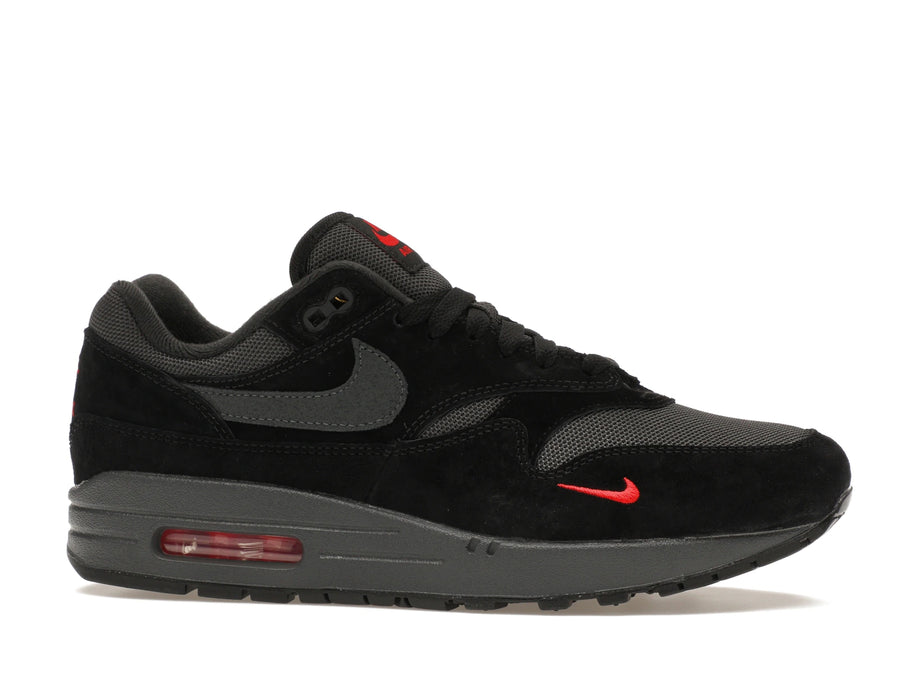 Nike Air Max 1 Bred Anthracite - Black/Anthracite/University Red - FV6910-001 - 01