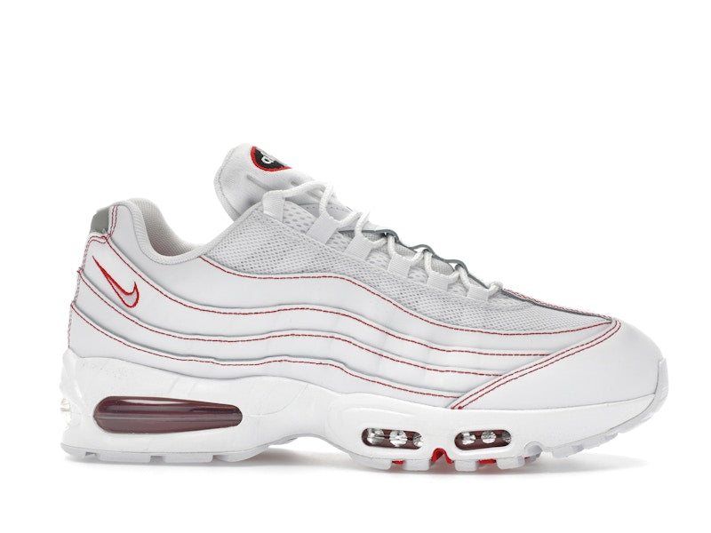 Nike Air Max 95 OG Big Bubble White University Red - White/University Red/Wolf Grey - IB7936-100 - 01