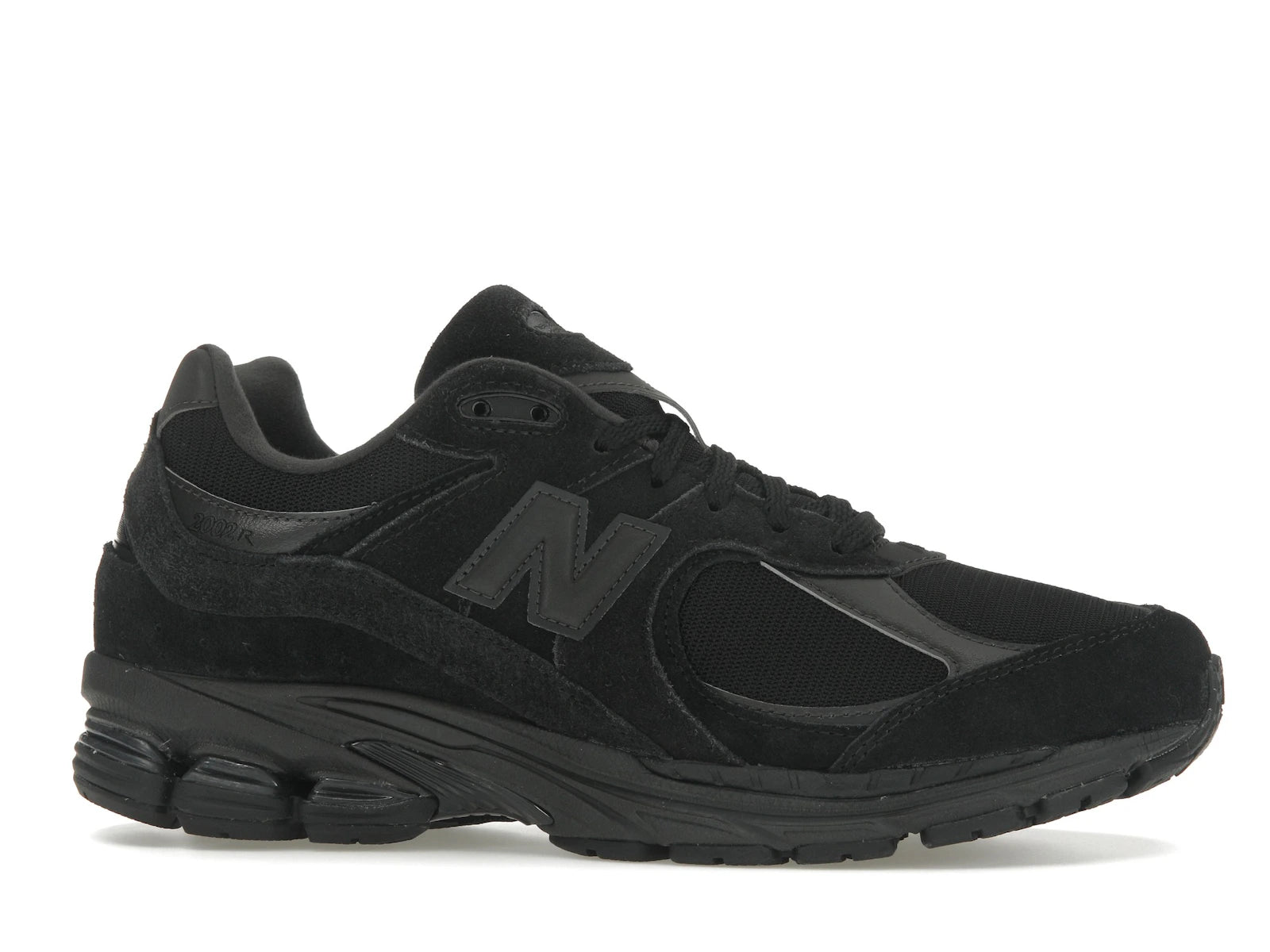 New Balance 2002r Triple Black Suede - Black/Magnet - U2002RBL - 01