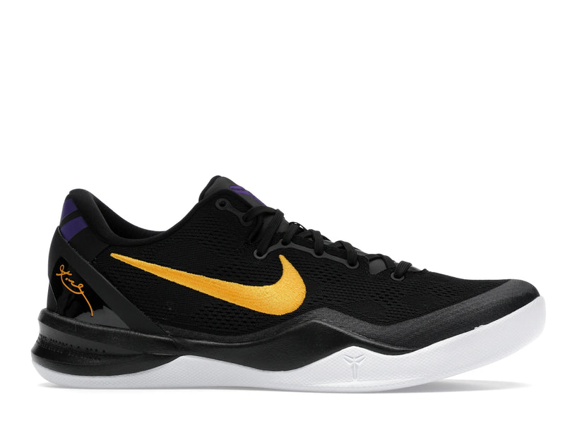 Nike Kobe 8 Protro Lakers Away - Black/University Gold-White-Court Purple - HF9550-001 - 01