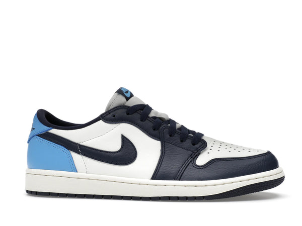 Air Jordan 1 Low OG Obsidian Unc - Obsidian/University Blue-Sail - CZ0790-400 - 01