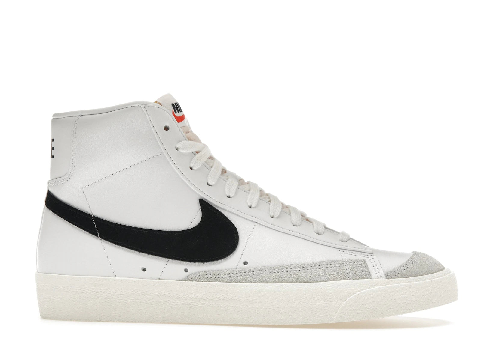 Nike Blazer Mid 77 Vintage White Black - Black/Sail-White - BQ6806-100 - 01