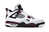 Air Jordan 4 Retro Psg Paris Saint Germain - White/Black-Metallic Gold-Bordeaux - CZ5624-100 - 01
