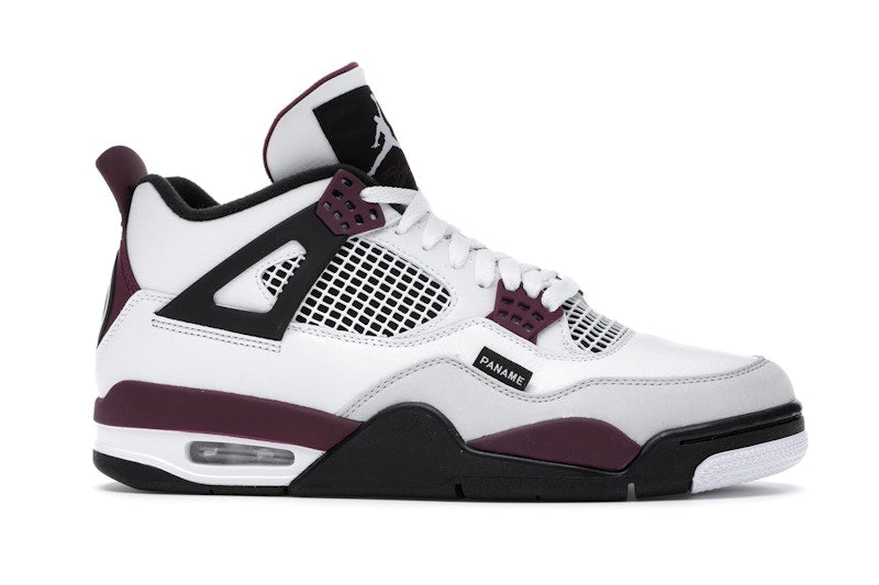 Air Jordan 4 Retro Psg Paris Saint Germain - White/Black-Metallic Gold-Bordeaux - CZ5624-100 - 01