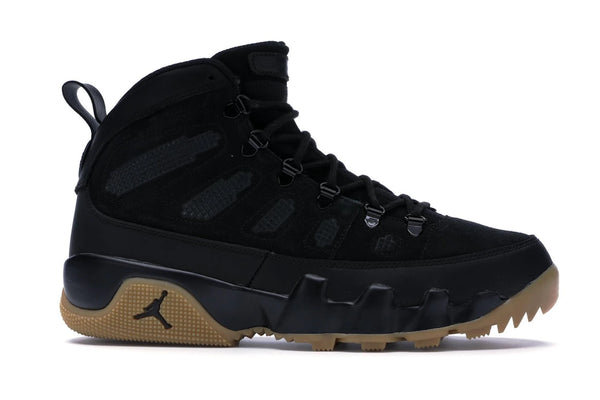 Air Jordan 9 Retro Boot Black Gum - Black/Black-Gum Light Brown - AR4491-025 - 01