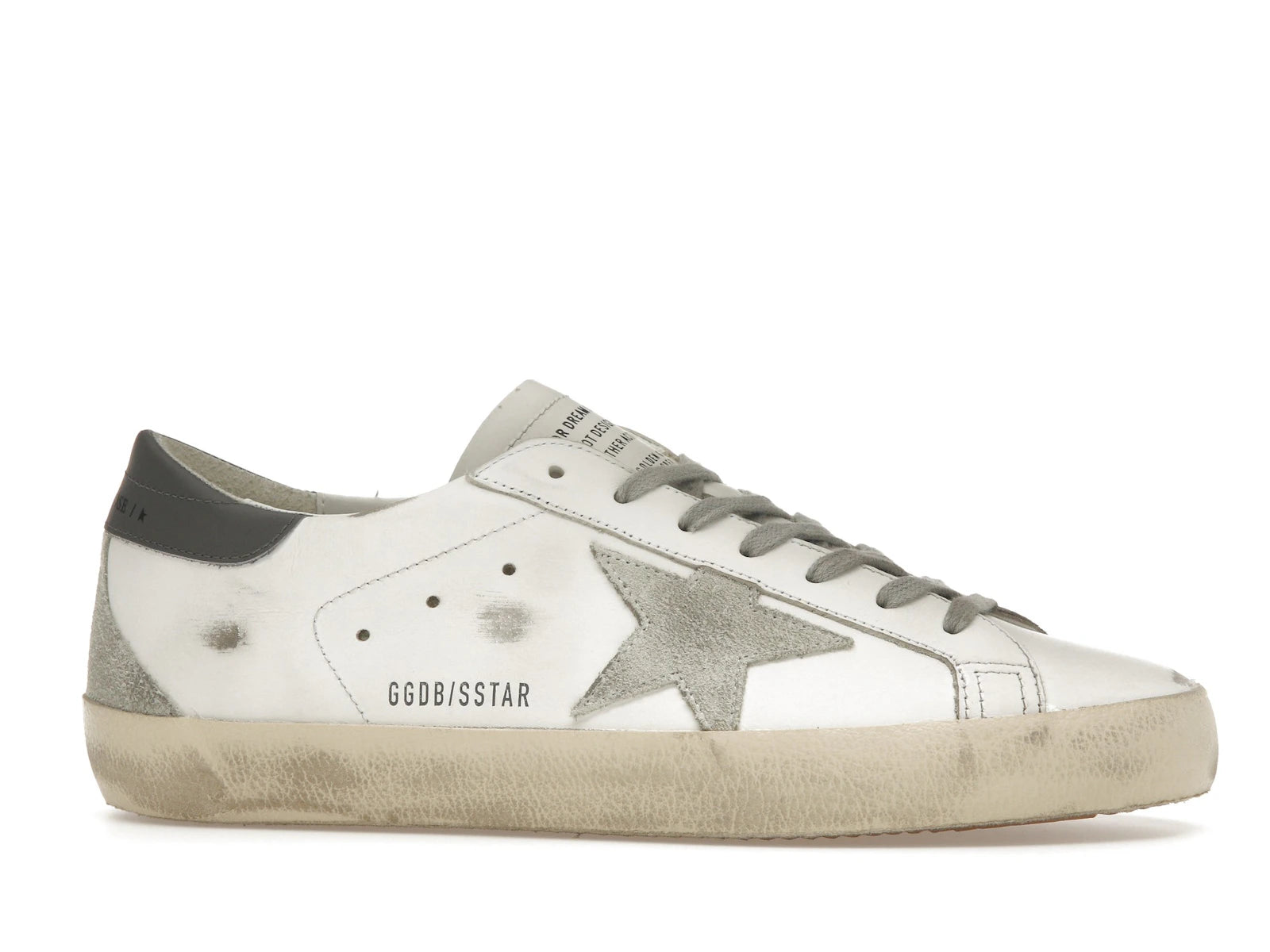 Golden Goose Super Star White Grey - White/Grey - GMF00102.F006113.11915 - 01