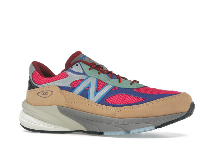 New Balance 990v6 Miusa Action Bronson Ainozama - Beige/Purple/Pink - U990AT6 - 02