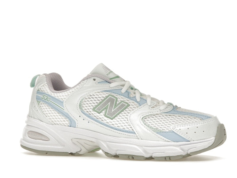 New Balance 530 White Light Chrome Blue Clay Ash - White/Light Chrome Blue/Clay Ash - MR530PC - 02