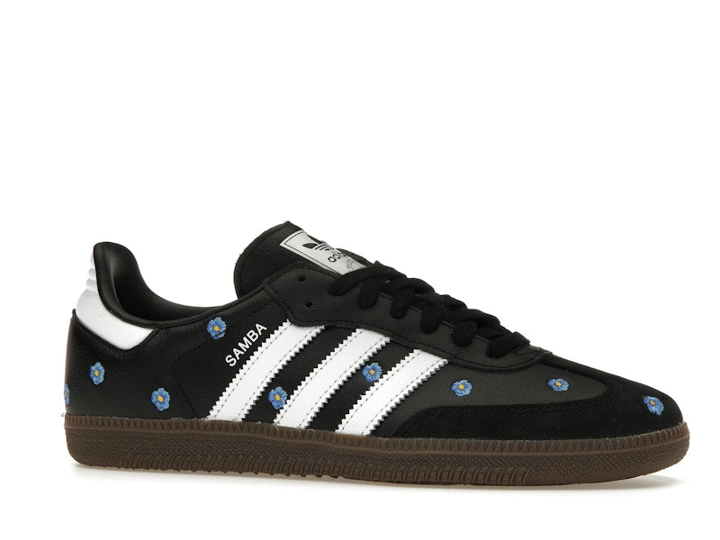 adidas Samba Light Blue Floral Core Black (Women's) - weergave 3