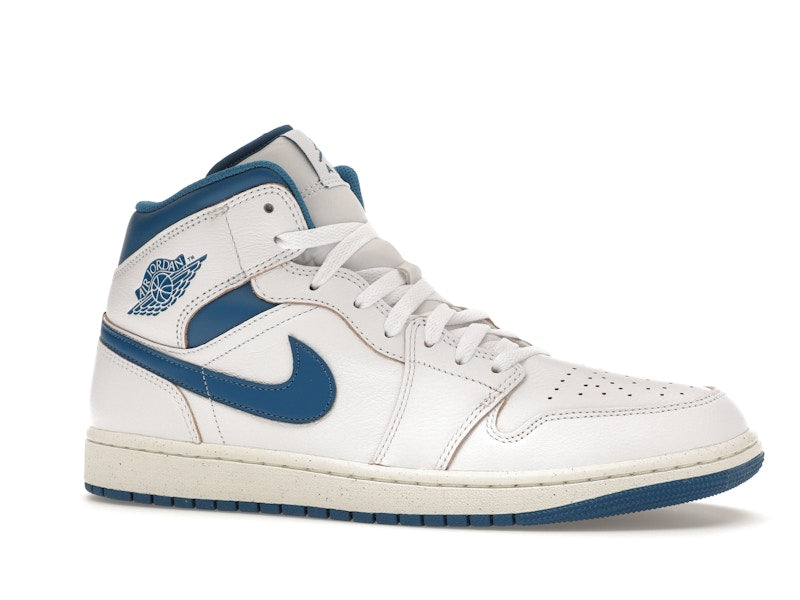 Air Jordan 1 Mid SE Industrial Blue - White/Sail/Industrial Blue - FN5215-141 - 02