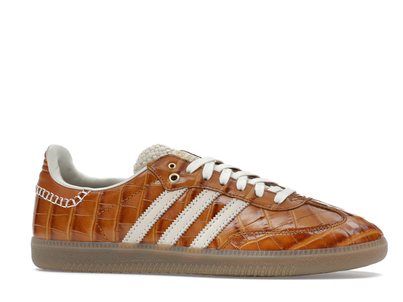 Adidas Samba Wales Bonner Brown Croc - Supplier Color/Wonder White/Night Brown - JH9826 - 02
