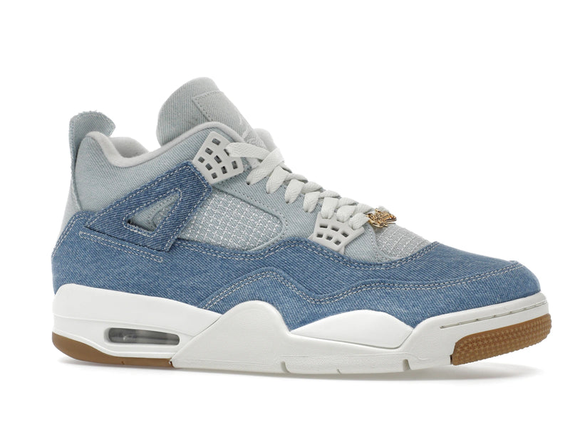 Air Jordan 4 Retro Tex Denim Worn Blue - Sail/Gum Light Brown-Worn Blue-Sail-Metallic Gold - IB6716-100 - 02