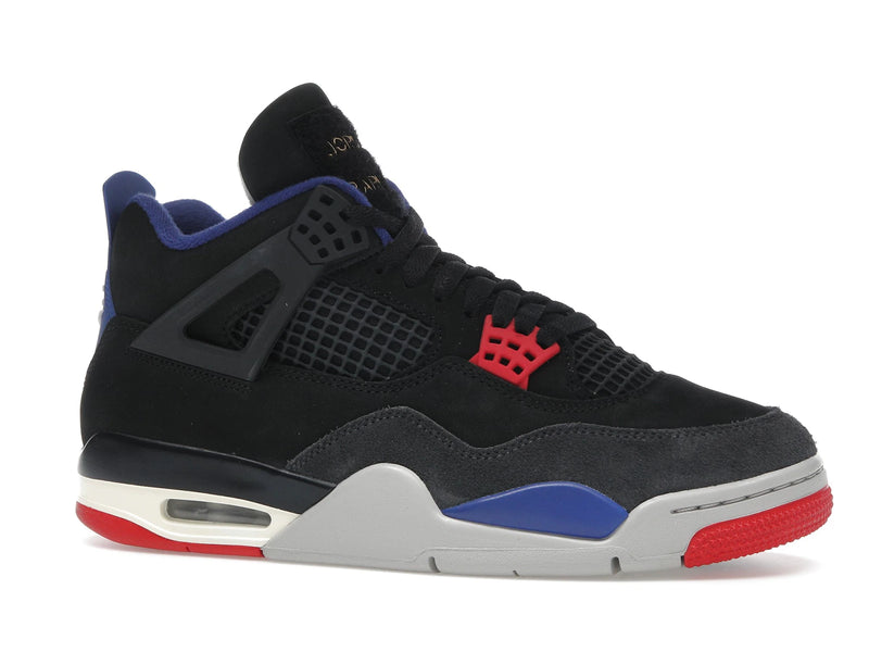 Air Jordan 4 Retro Rare Air Gold Lettering - Black/Fire Red/Deep Royal Blue/Dark Smoke Grey/Tech Grey - (Gold) FV5029-003 - 02