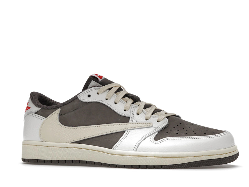 Air Jordan 1 Retro Low OG SP Travis Scott Reverse Mocha - Sail/University Red-Ridgerock - DM7866-162 - 02
