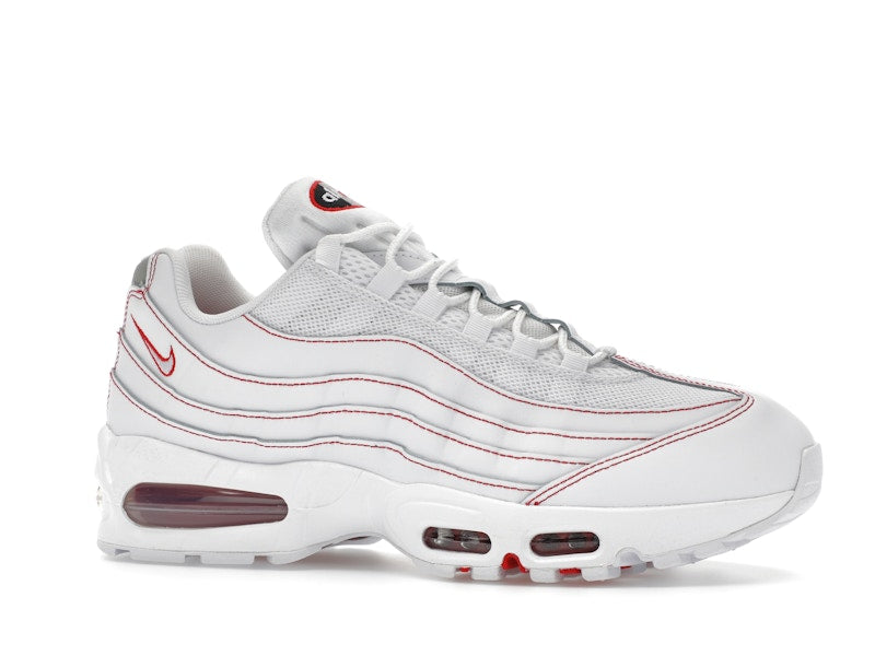 Nike Air Max 95 OG Big Bubble White University Red - White/University Red/Wolf Grey - IB7936-100 - 02