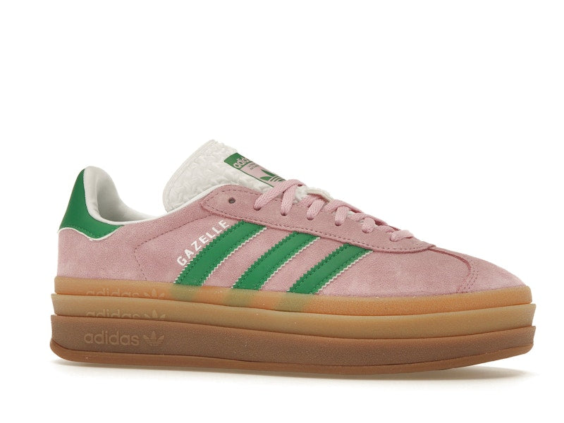 adidas Gazelle Bold True Pink (Women's) - True Pink/Green/Cloud White - IE0420 - 02