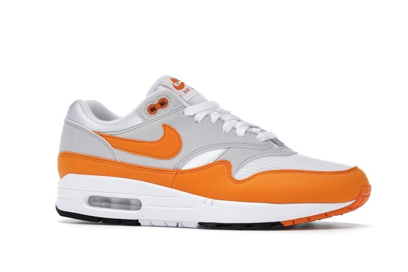 Nike Air Max 1 Anniversary Orange (2020) - White/Magma Orange-Neutral Grey-Black - DC1454-101 - 02