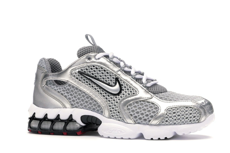 Nike Air Zoom Spiridon Cage 2 Metallic Silver - Light Smoke Grey/Metallic Silver - CJ1288-001 - 02