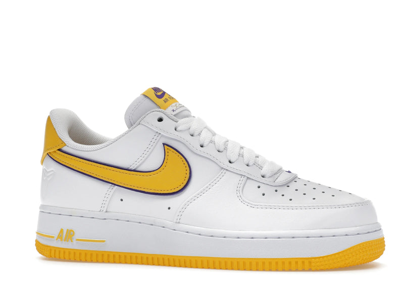 Nike Air Force 1 Low Kobe Bryant Lakers Home - White/Varsity Maize/Varsity Purple - FZ1151-100 - 02