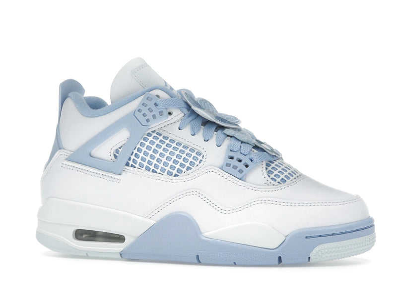 Air Jordan 4 Retro Forget Me Not - White/Aluminum-Blue Tint-Oil Green - HV0823-100 - 02