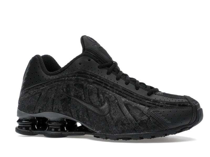 Nike Shox R4 Black Floral - Black/Dark Smoke Grey - HV0934-002 - 02