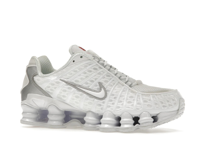 Nike Shox Tl White Metallic Silver (W) - White/Metallic Silver-Max Orange-White - AR3566-100 - 02