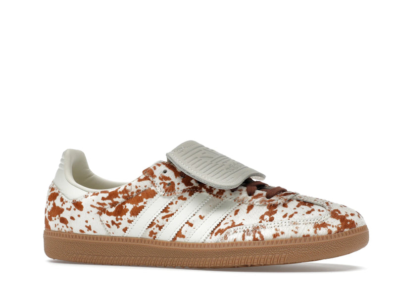 Adidas Samba Lt Cow Print Brown White - Off White/Lucid Pink/Gum Four - JS3931 - 02