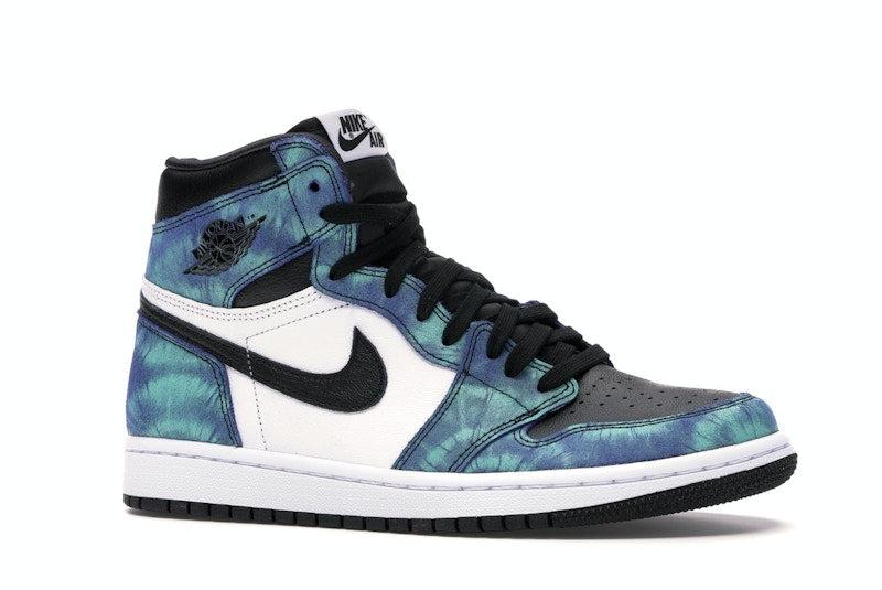 Air Jordan 1 Retro High Tie Dye (W) - White/Black-Aurora Green - CD0461-100 - 02