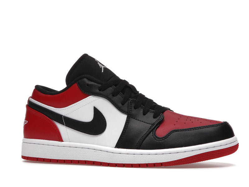 Air Jordan 1 Low Bred Toe - Gym Red/White-Black - 553558-612 - 02