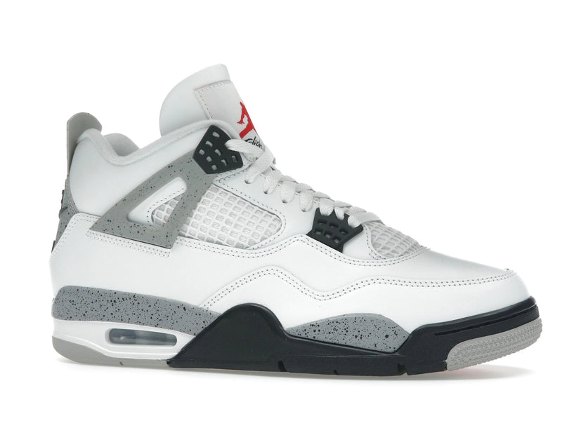 Air Jordan 4 Retro White Cement - Summit White/Fire Red-Tech Grey-Black - FV5029-100 - 02