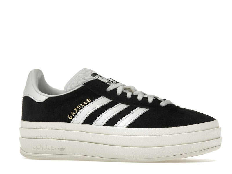 adidas Gazelle Bold Core Black White (Women's) - Core Black/Footwear White/Core White - HQ6912 - 02