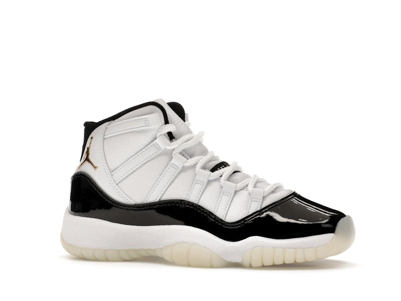 Air Jordan 11 Retro Dmp Defining Moments (2023) (GS) - Black/White/Metallic Gold - 378038-170 - 02