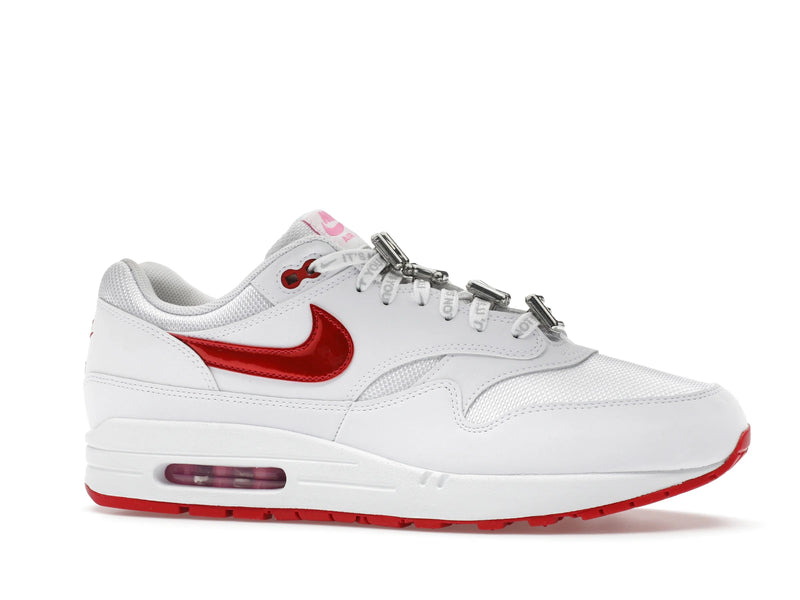 Nike Air Max 1 PRM Valentines Day White - White/University Red/Playful Pink - HV2303-100 - 02