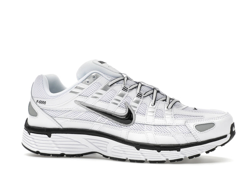 Nike P 6000 White Metallic Silver Black - White/Metallic Silver/Black/Black - CD6404-107 - 02