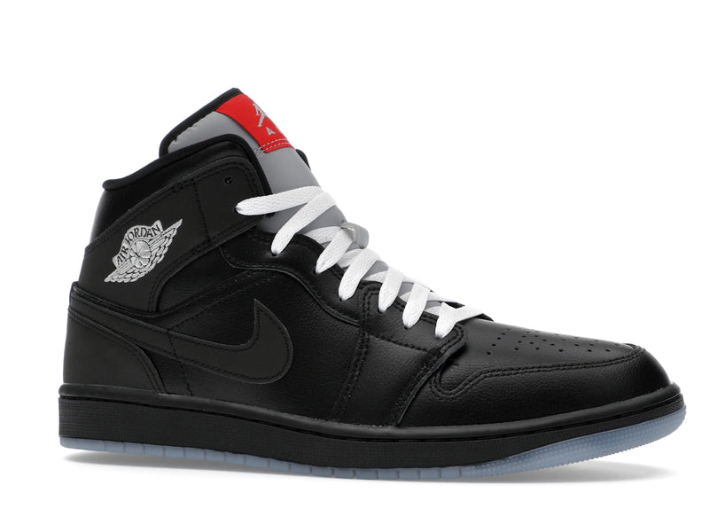 Air Jordan 1 Mid SE Black Metallic Reimagined - Black/Silver Metallic/University Red - HV5177-010 - 02