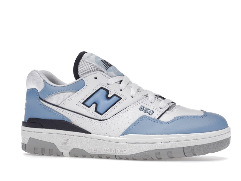 New Balance 550 White Carolina Blue - White/Carolina Blue/Black - BB550ZNA - 02