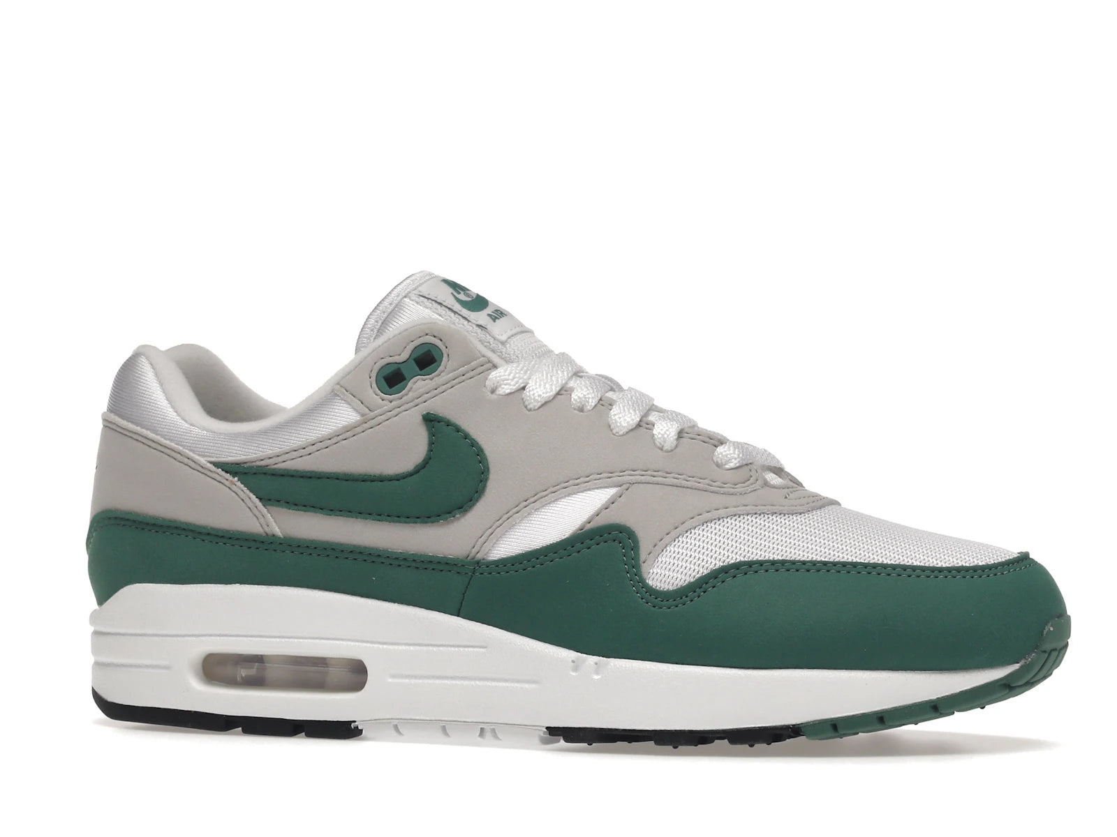 Nike Air Max 1 Anniversary Green (2020) - White/Evergreen Aura-Neutral Grey-Black - DC1454-100 - 02