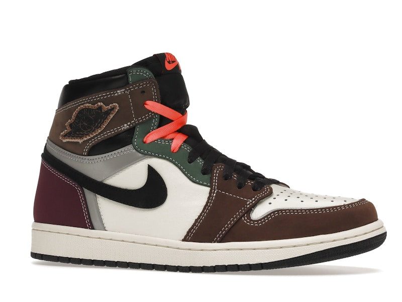 Air Jordan 1 Retro High OG Hand Crafted - Black/Archaeo Brown-Dark Chocolate - DH3097-001 - 02