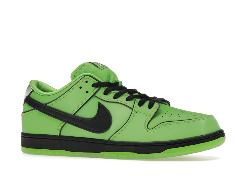 Nike SB Dunk Low The Powerpuff Girls Buttercup - Mean Green/Black/Lotus Pink - FZ8319-300 - 02