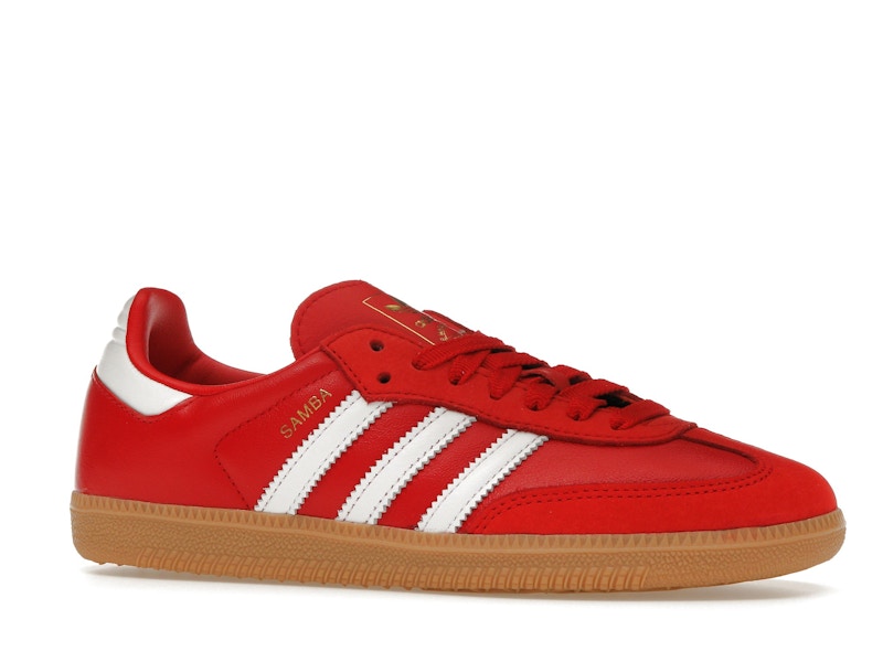 adidas Samba OG Better Scarlet (Women's) - White/Better Scarlet/Gum - IE6524 - 02