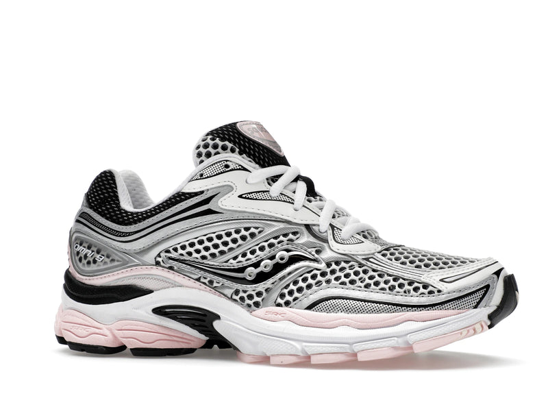 Saucony Progrid Omni 9 White Black Silver Pink - Silver/Pink - S70739-16 - 02