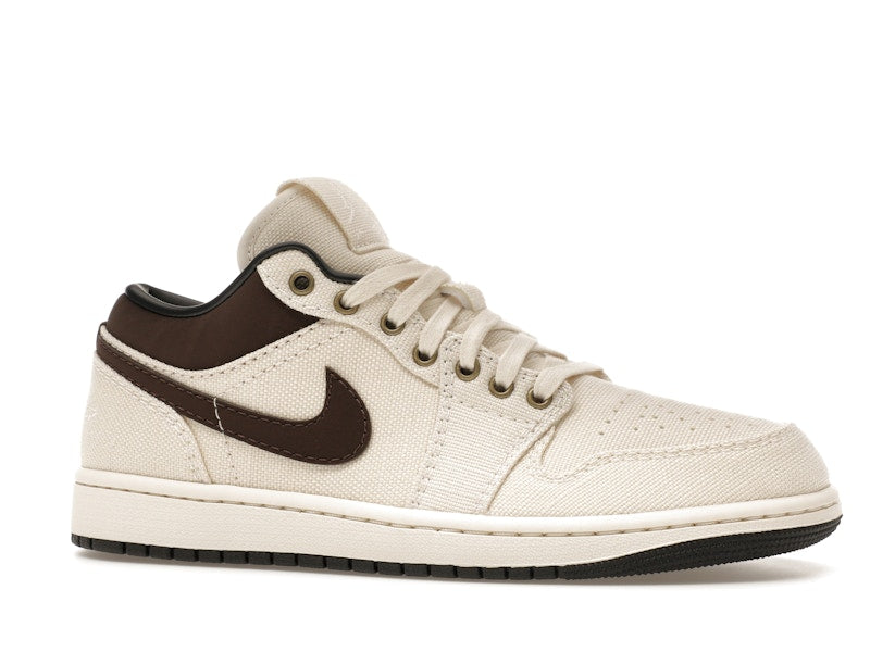 Air Jordan 1 Low Premium Pale Ivory Off Noir Baroque Brown - vue 2