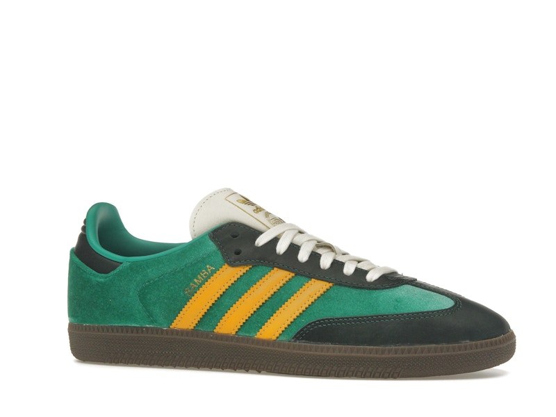 adidas Samba OG Court Green Preloved Yellow (Women's) - Court Green/Preloved Yellow/Collegiate Green - JI2681 - 02