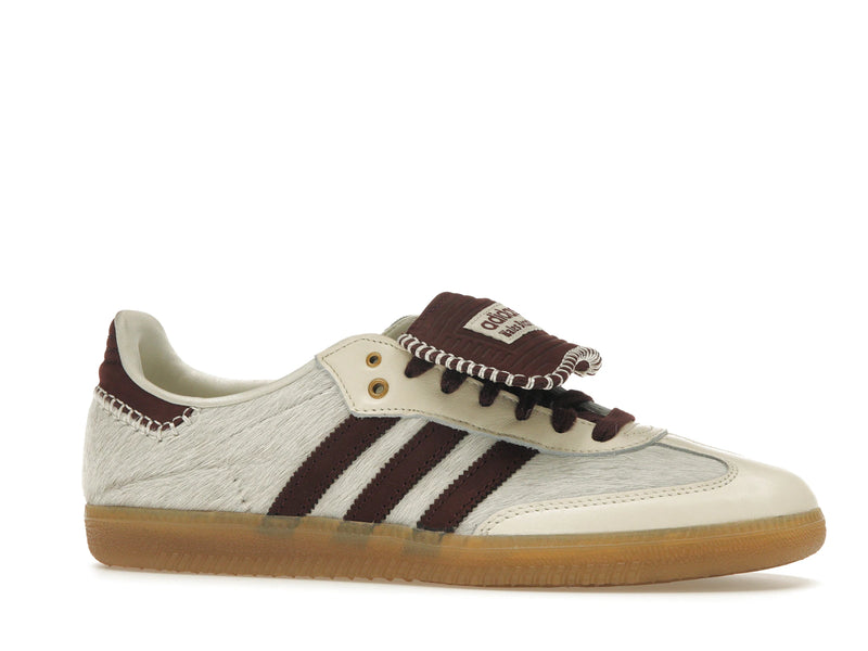 Adidas Samba Pony Wales Bonner Cream White - Cream White/Mystery Brown/Cream White - IE0586 - 02