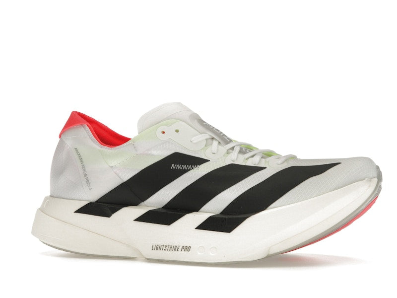 adidas Adizero Adios Pro 4 White Black Red (Women's) - widok 3